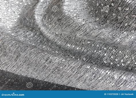 Silver fabric texture stock photo. Image of textures - 110372028