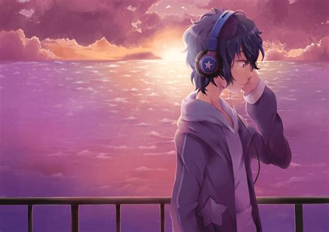 Anime Boy Headphones Wallpapers - Wallpaper Cave