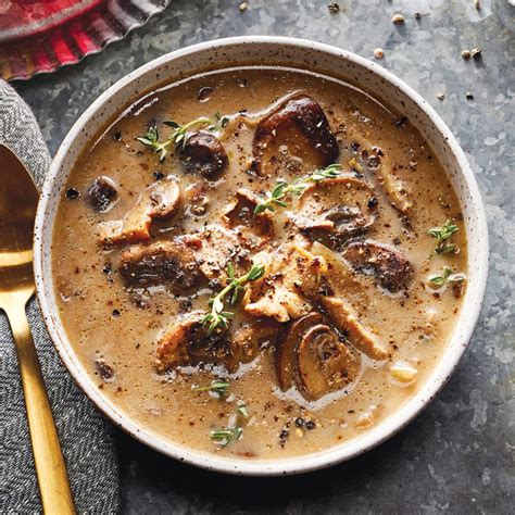 Slow-Cooker Mushroom Soup with Sherry Recipe - EatingWell