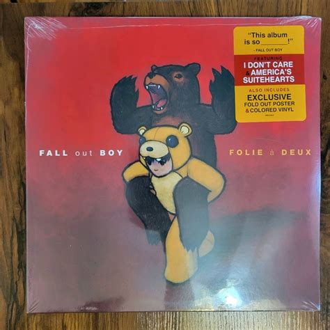 Media | Fall Out Boy Folie A Deux Vinyl Original Pressing Sealed Colored Rare Vinyl | Poshmark