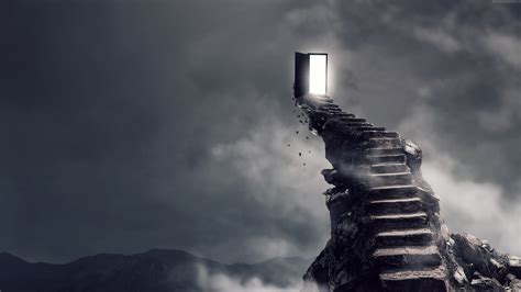 Surrealism Dark Hell Stairs 4K HD Wallpapers | HD Wallpapers | ID #30916