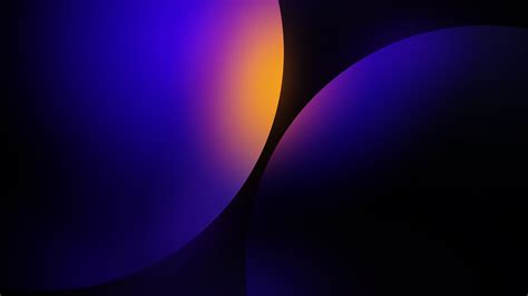 Gradient background Wallpaper 4K, Sphere, Dark background, Blue, 5K