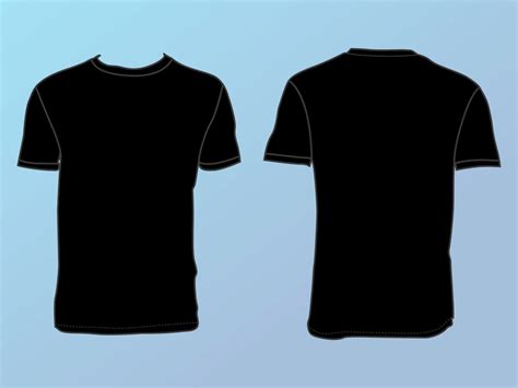 Basic T Shirt Template Vector Art & Graphics | freevector.com