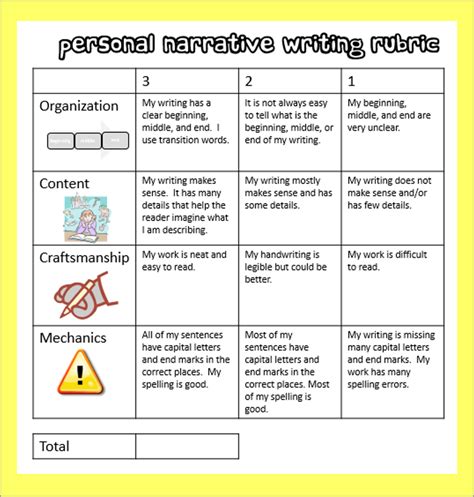 Personal Narrative Writing | Personal narrative writing, Writing rubric, Narrative writing