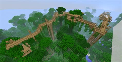 Jungle Treehouse Network (v1.1) Minecraft Project