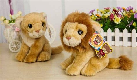 Lion Plush Toys For Kids - Cute Lioness Stuffed Animal Toys, Birthday Gifts - Just6F