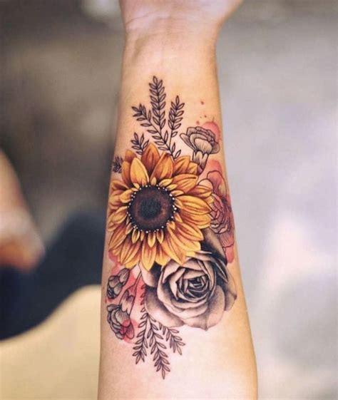 Sunflower Tattoo On Arm | Best Flower Site