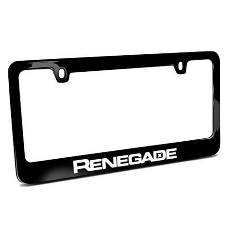 Jeep Renegade Black Metal License Plate Frame - Walmart.com - Walmart.com