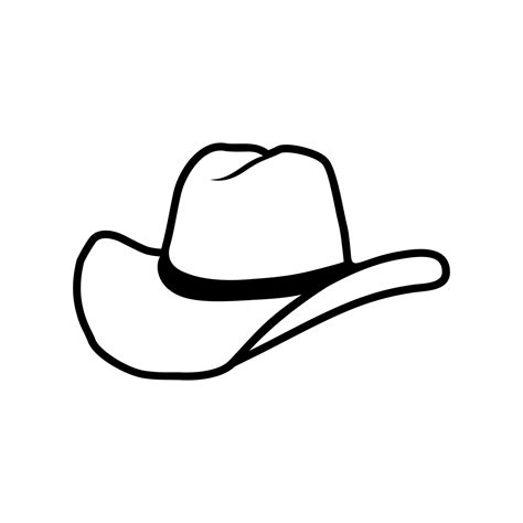 Cowboy icons. Western Style Cowboy Hat Icon Vector Design Illustration Design. Cowboy hat icon ...