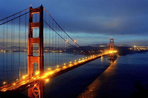 Golden Gate Bridge at Night Photograph by Eamon Kelly - Fine Art America