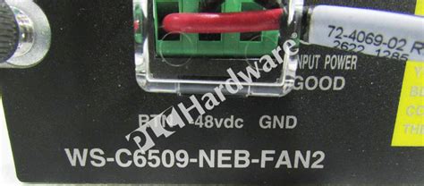 PLC Hardware - Cisco WS-C6509-NEB-FAN2, Used in PLCH Packaging