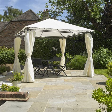 Kingfisher Heavy Duty Garden Gazebo with Side Curtains- Buy Online in United Arab Emirates at ...