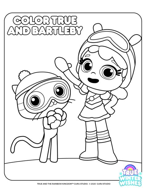 True and the Rainbow Kingdom Coloring Pages - Best Coloring Pages For Kids