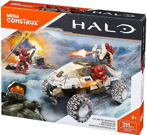 Mega Bloks Halo Mega Construx CTF Arctic Warthog Set FDY52 - ToyWiz