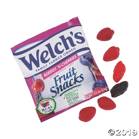 Bulk Welch's® Fruit Snacks Berries & Cherries Gummy Candy Packs (250 Piece(s)) | GlowUniverse.com