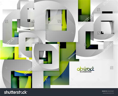 Vector Square Template Background Design Stock Vector (Royalty Free) 666939487 | Shutterstock