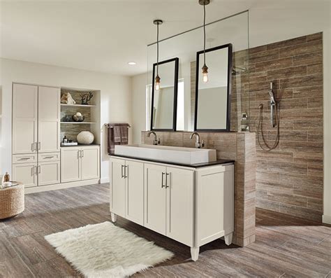 Off White Bathroom Cabinets - Homecrest Cabinetry