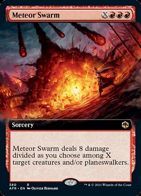 Meteor Swarm Printings, Prices, and Variations - mtg