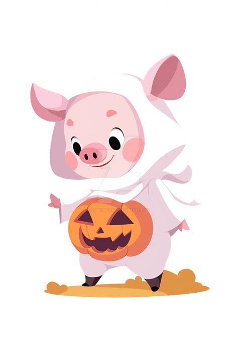 Pig with Halloween theme 03 by IMMERSIVE99 on DeviantArt