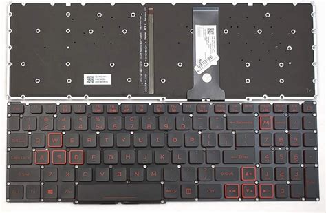 Buy Replacement Backlit Keyboard for Acer Nitro 5 AN515-54 AN515-54-599H AN515-54-51M5 AN515-55 ...