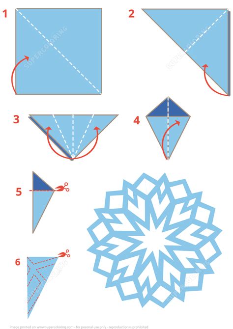 Origami ideas: How To Make Snowflake In Origami