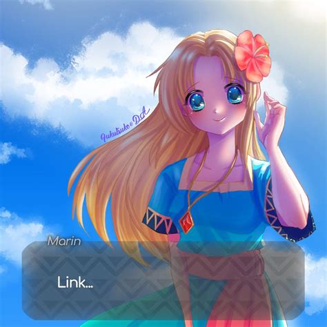 🏝Link's Awakening - Marin Fanart🏝 | Zelda Amino