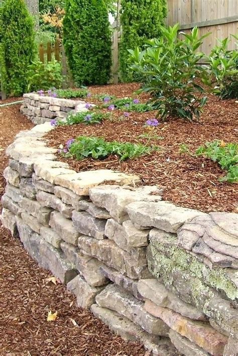 Garden Stone Wall Design Ideas - gardenbz