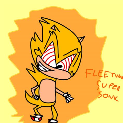 Fleetway Super Sonic Fan-art by Selever674 on DeviantArt