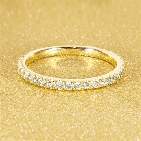 Popular Pave Setting Wedding Band | Earthena Jewelry