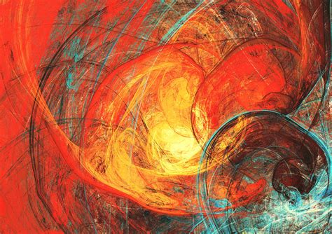 Flaming Sun Abstract Painting Texture Digital Art by Excellent Backgrounds - Fine Art America