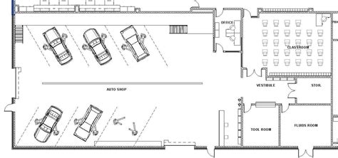 Automotive Workshop Floor Plan Layout - floorplans.click