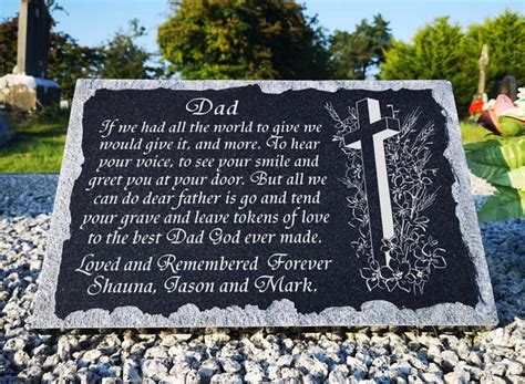 Rustic Style - memorialplaques.ie