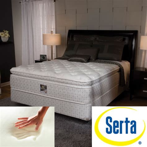 Serta Delphina Pillow-top Queen-size Mattress and Box Spring Set - Free Shipping Today ...