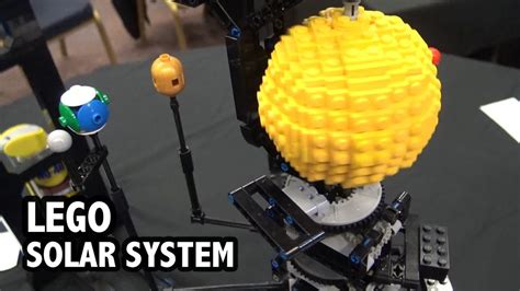 Motorized Mechanical LEGO Solar System | Great Western Brick Show 2019 Lego Shirts, Brick Show ...