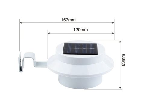 Boundary Outdoor Solar Gutter Led Lights