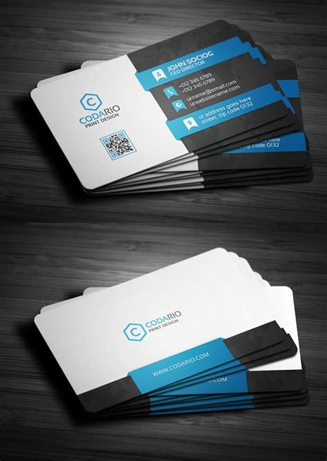 25 New Professional Business Card Templates (Print Ready Design) Graphic Design Junction