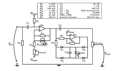 Audio Compressor Circuit Diagram - Limiter - Pinout and pin description of lm386 audio amplifier ...