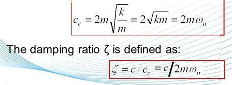 EDUCATION BLOG: Damping Factor or Damping Ratio