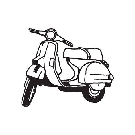 classic motorcycle vehicle line art design 7242467 Vector Art at Vecteezy