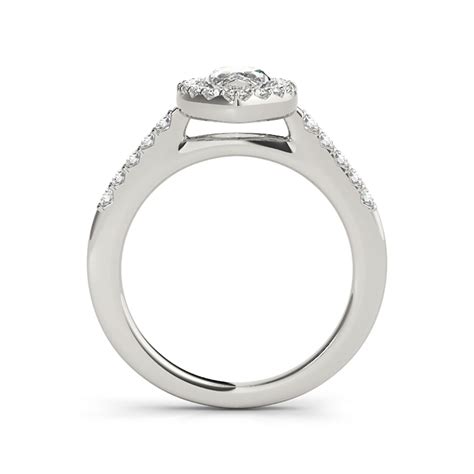 Marquise Halo Diamond Engagement Ring (0.69 CTW) | Wholesale Diamonds