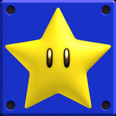 super mario star block - Clip Art Library