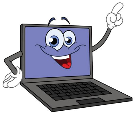 Cartoon Laptop clipart transparent - ClipartWorld