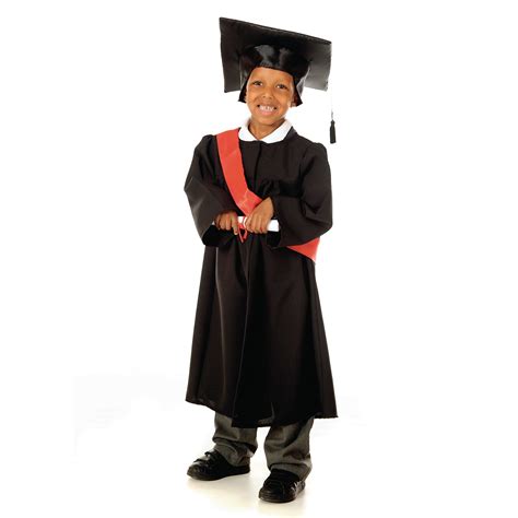 HE1302367 - Pretend to Bee Graduation Gown - Black - 3-5 Years | Hope Education