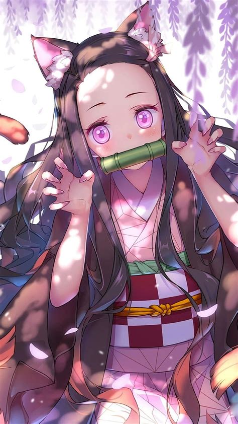 Nezuko, anime, demon, demon slayer, girl, hot, slayer, HD phone wallpaper | Peakpx