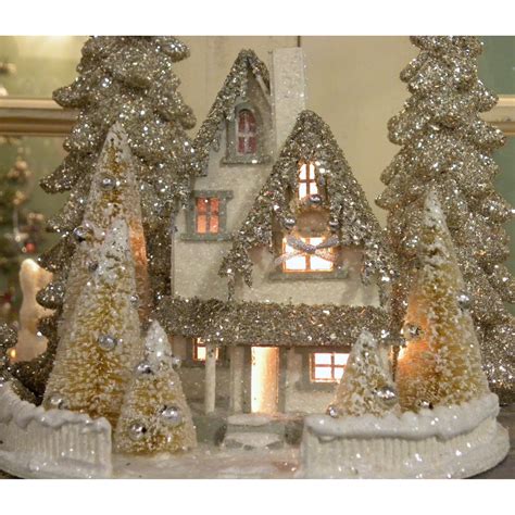 Vintage Christmas Village Houses