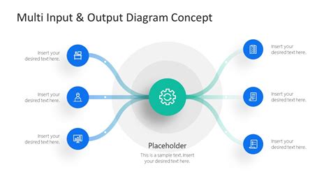 Multi Input & Output Diagram Concept for PowerPoint - SlideModel