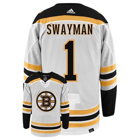 NHL Jeremy Swayman Boston Bruins 1 Jersey – JerseyHouse