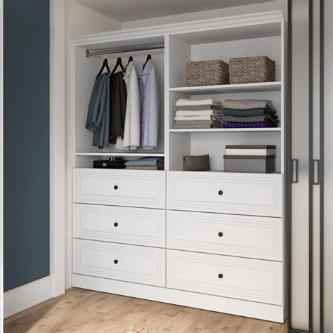 Versatile 72W Closet Organizer with Drawers | Bestar