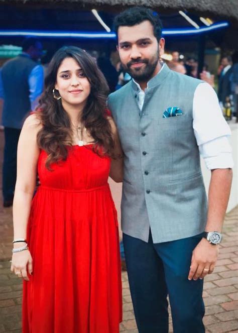 Rohit Sharma Wife - Rohit Sharma continues to set husband goals, gifts 17th ... - The reports ...