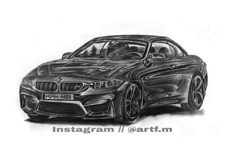 Sketch Of Car / Realistic Drawing Drawing by Fatima Art | Saatchi Art